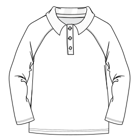 Patron ropa, Fashion sewing pattern, molde confeccion, patronesymoldes.com School Polo 7212 UNIFORMS T-Shirts